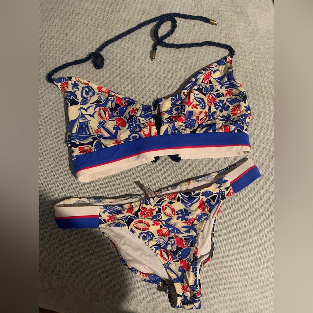 Nanette Lepore Nautical Bathing Suit